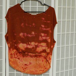 Soft Flowy Bleach Tie Dye Shirt